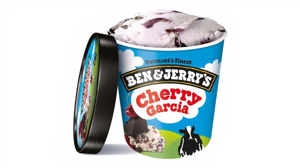 Ben & Jerry's Cherry Garcia® Ice Cream Pint · Ben & Jerry's Cherry Ice Cream with Cherries & Fudge Flakes