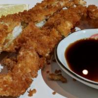 Soft Shell Crab · Fried breaded crab.