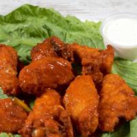 Original Buffalo · Pub-style buffalo wings with our double fry method includes ten wings.