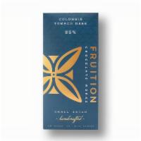 Fruition Chocolate Works Colombia Tumaco 85% Dark · A bold dark chocolate with nostalgic notes of brownie, butterscotch, and blackberry. Weight:...