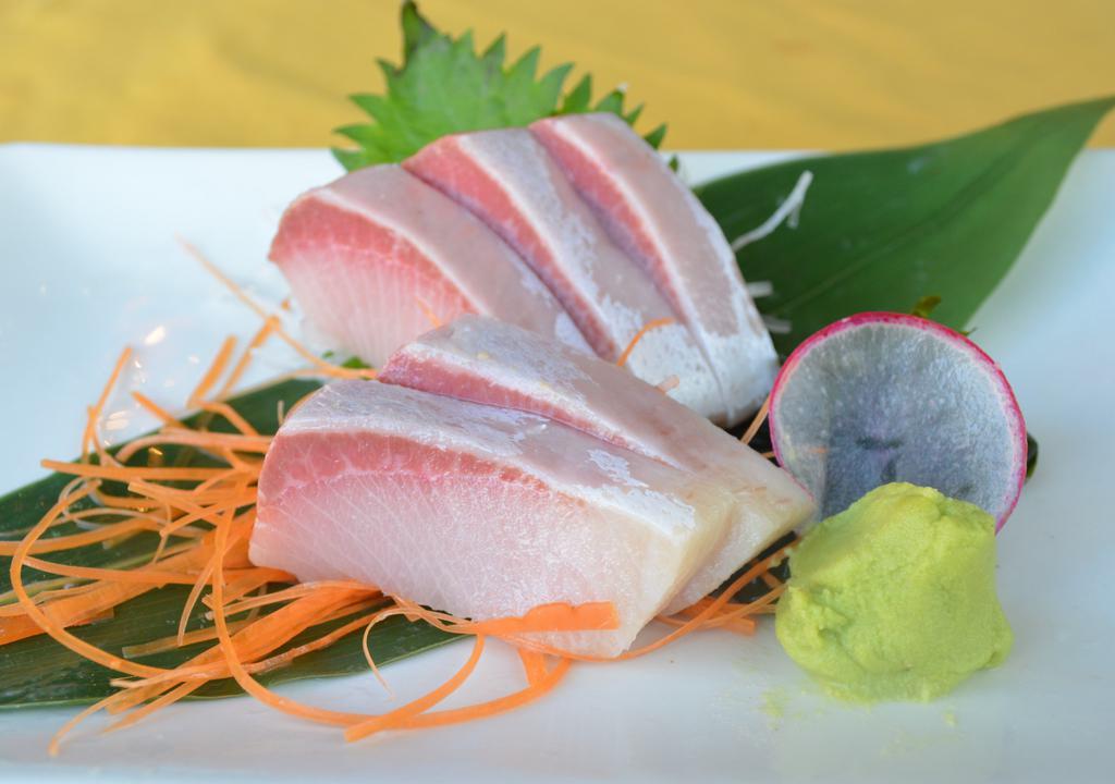 Hamachi Sashimi Appetizer · 5 pcs. Yellowtail Sashimi