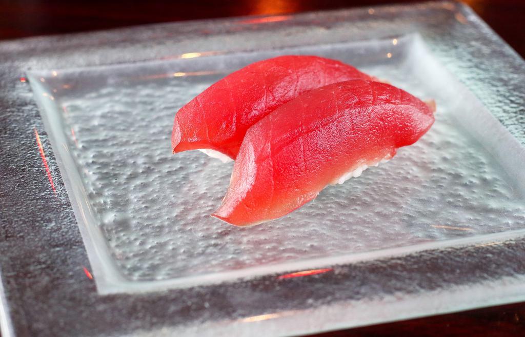Tobiko Nigiri Sushi · Flying fish roe.