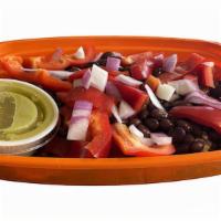  - Fiesta Bowl · Pick Protein of Choice, Flavor, Carb, & Sauce. Meal comes with 1/2 Cup Bell Pepper & 1/2 Cup...