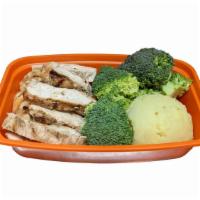  - Chicken Breast Meal · Pick a Flavor of Chicken Breast, Protein Amount, Carb, & Veggie. Add Extras or Side Sauces