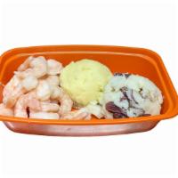  - Shrimp Meal / Double Carbs · Pick a Shrimp Flavor, Protein Amount, and 2 Carb Options. Add Extras or Side Sauce