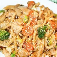 Chicken Noodle Donburi · teriyaki chicken & vegetables and japanese noodle with teriyaki sauce