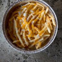 Cheese Fries · Fresh cut french fries covered in melted cheese.