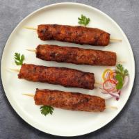 Chuck Cluck Seekh Kabab Plate · Chicken Seekh Kabab served with Vegetable Biryani Rice, Naan and a side of Mirchi Ka Salan a...