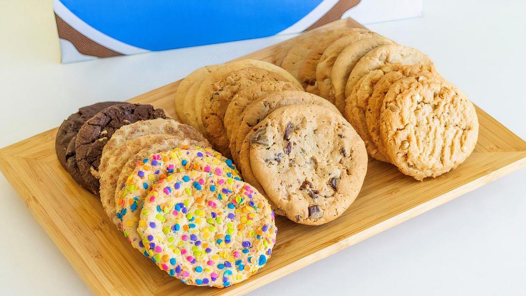 Cookies All Around Me · 28 of your favorite cookies all wrapped up in one box! 5,600 - 5,800 cal. per pack