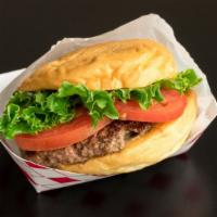 Trueburger · A 5 oz., certified Angus ground fresh burger made of all natural, pasture raised beef (no ho...