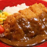 926. Chicken Katsu Curry · Chicken katsu, Japanese style curry sauce and rice.