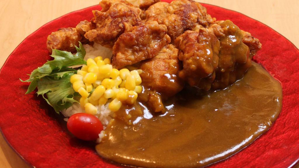 927. Chicken Kara Age Curry · Chicken Kara age, Japanese style curry sauce and rice.