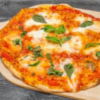 8. Margherita · tomato sauce, mozzarella, basil