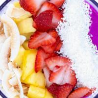 Pitaya Bowl · Almond Milk, Pitaya, Strawberry, Pineapple, Banana