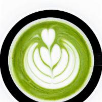 Matcha Latte · Organic matcha and steamed milk