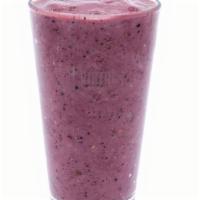 Triple Berry · Almond Milk, Blueberry, Raspberry, Blackberry, Banana, Date