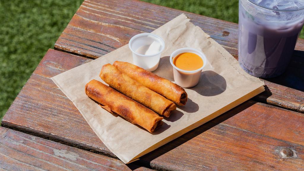 Impossible Curry Lumpia · 🍃 plant-based. Originally designed for our history-making food stand at Chase Center, this lumpia is made with Impossible Foods 