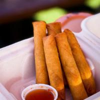 Pork Lumpia Shanghai · Most famous as people’s first taste of Filipino
flavors, Lumpia Shanghai is a meaty, savory,...