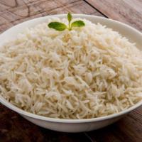 Small Basmati Rice · Fresh made basmati rice prepared with cumin seeds.