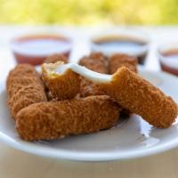 Cheese sticks · 6 pc deep fried. Cheese sticks are excellent for snacks or as the main ingredient for foods ...