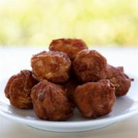 Fried Lobster balls · The lobster ball is made of Surimi, imitation Crab Sticks and Japanese Flying Fish Roe, a co...