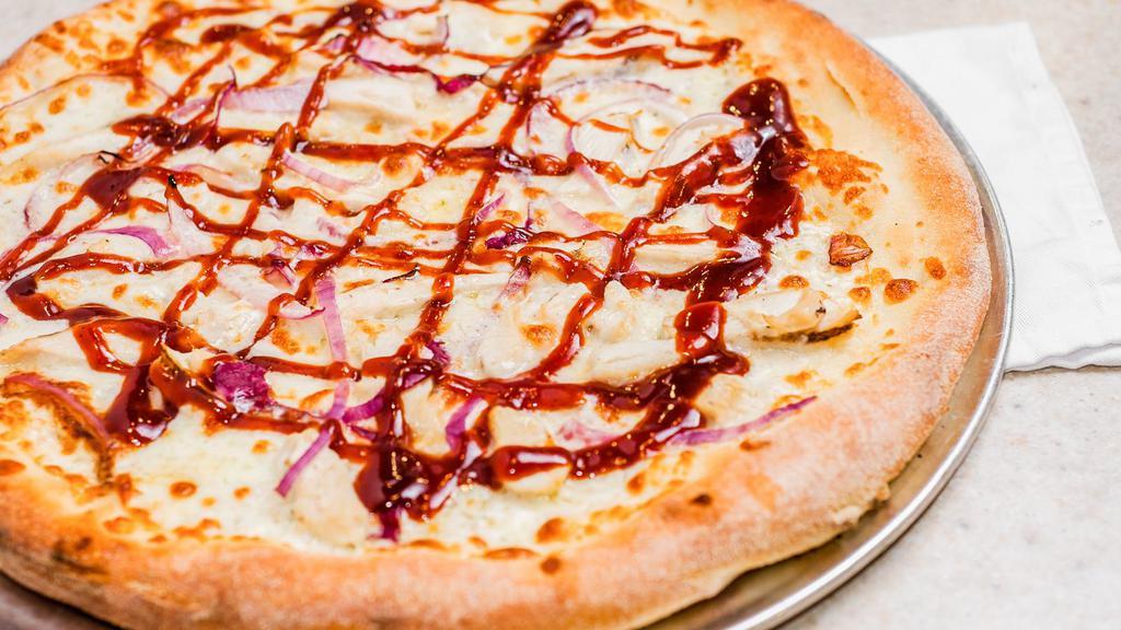 BBQ Chicken · Chicken and red onions with sweet baby ray’s bbq sauce.