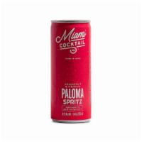 Miami Cocktail - Organic Paloma Spritz 4 Pack | 4% Abv · Organic 100% Blue Weber agave, lightly paired with organic grapefruit, hibiscus, and ginger ...
