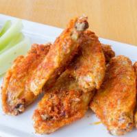 Chicken Wings · 1 lb of crispy fried wings with your choice of flavor.