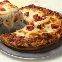 Kid's Pepperoni Pizza Meal · Kid's pepperoni pizza meal is served with mozzarella cheese, pizza sauce.
