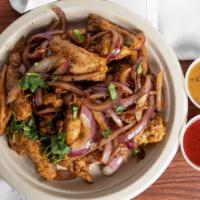 Chilli Chicken · A delectable chicken preparation straight from the heartland! Marinated chicken, slow cooked...