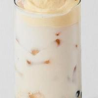 Creme Brûlée Boba Milk · Fresh milk sweetened with our house-made brown sugar and served with creme brûlée foam & boba