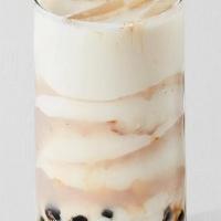 Taro Boba Milk · Fresh milk sweetened with our house-made brown sugar syrup and served with fresh taro and bo...