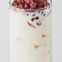 Red Bean Boba Milk · Fresh milk sweetened with our house-made brown sugar syrup and served with red bean and boba...