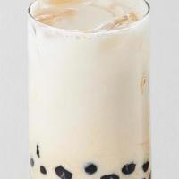 Pudding Boba Milk · Fresh milk sweetened with our house-made brown sugar syrup and served with pudding and boba ...