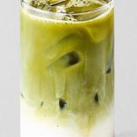 Strawberry Matcha Latte · Premium matcha from Japan combined with four season oolong tea, layered with organic milk an...