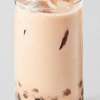 Panda Milk Tea · Ceylon black tea combined with our signature house milk and served with both brown sugar & h...