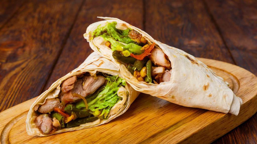 Overstuffed Grilled Burrito · Tasteful, double portion of chicken, habanero Jack cheese, salsa and guacamole. Served in a flour tortilla and grilled.