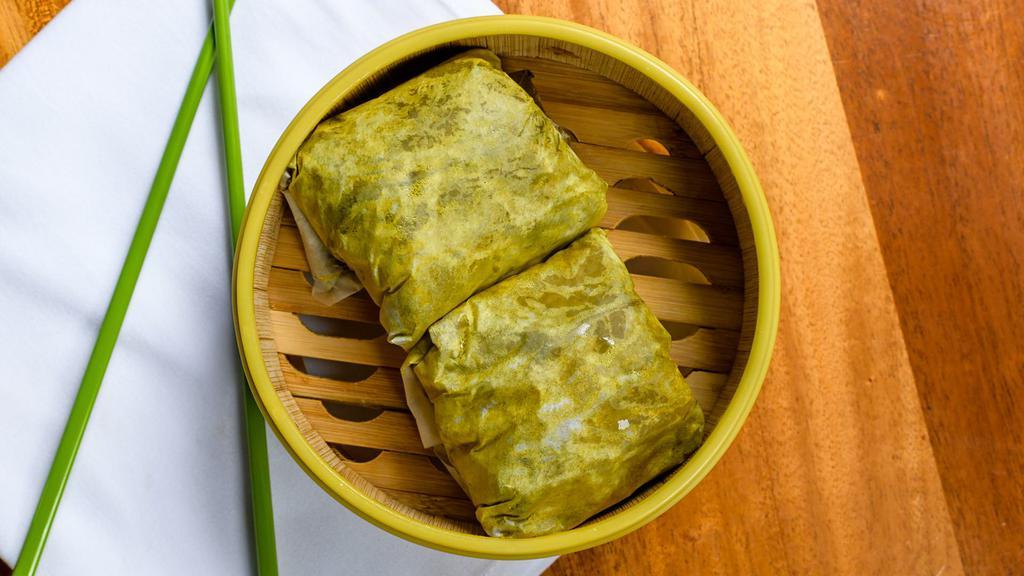 Sticky Rice in Lotus Leaf (2 Pc) · 