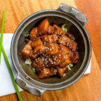 Honey-Braised Pork Belly in Clay-Pot · 