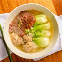10-Hour Broth Wonton Noodle Soup with BBQ Pork · Chef's Special Highly Recommended. Favorite. Limited supply.