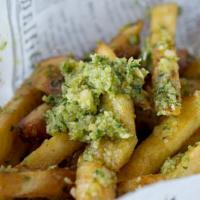 Oh So Garlicky (Family) · Thicker cut fries with garlic and parsley.