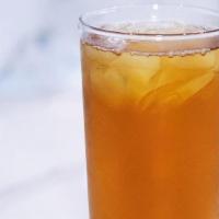 Infused Teas (Hot/Iced) · Your favorite tea blend steeped and poured over ice