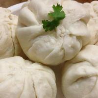 Buddha Bun · Each. Rice flour bun (Bao) stuffed with sautéed mushrooms, tofu, cabbage, jicama, peas, and ...