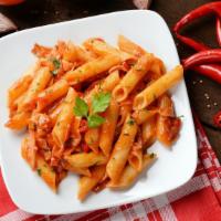 Pasta Pomodoro · Penne pasta with our marinara sauce made with EVOO. <br />EVOO: Extra Virgin Olive Oil.