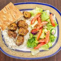 Beef Tikka - Lunch · Tender marinated beef serve with salad and bread