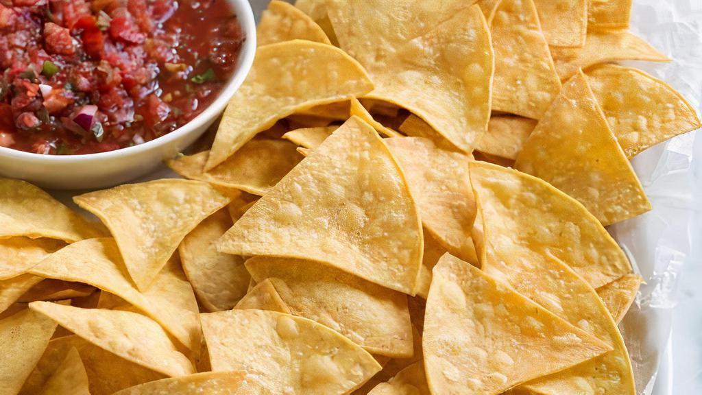 Chips & Salsa · Tortilla chips with your choice of salsa.