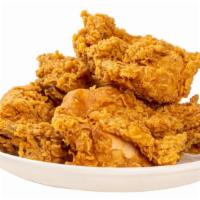Crispy Mixed Chicken Pieces · Perfectly crispy mix of Chicken Thighs, Drumsticks, Breasts and Wings served in customer's c...