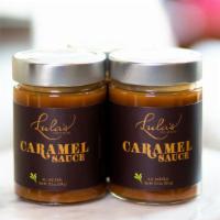 Caramel Sauce · Lula's caramel sauce can be enjoyed warm over ice cream, with apple slices or directly from ...