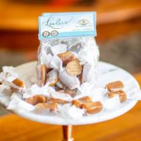 Wrapped Gigi'S Sea Salt Caramels · Cooked slowly the old fashioned way and sprinkled with local salt from Monterey bay salt com...