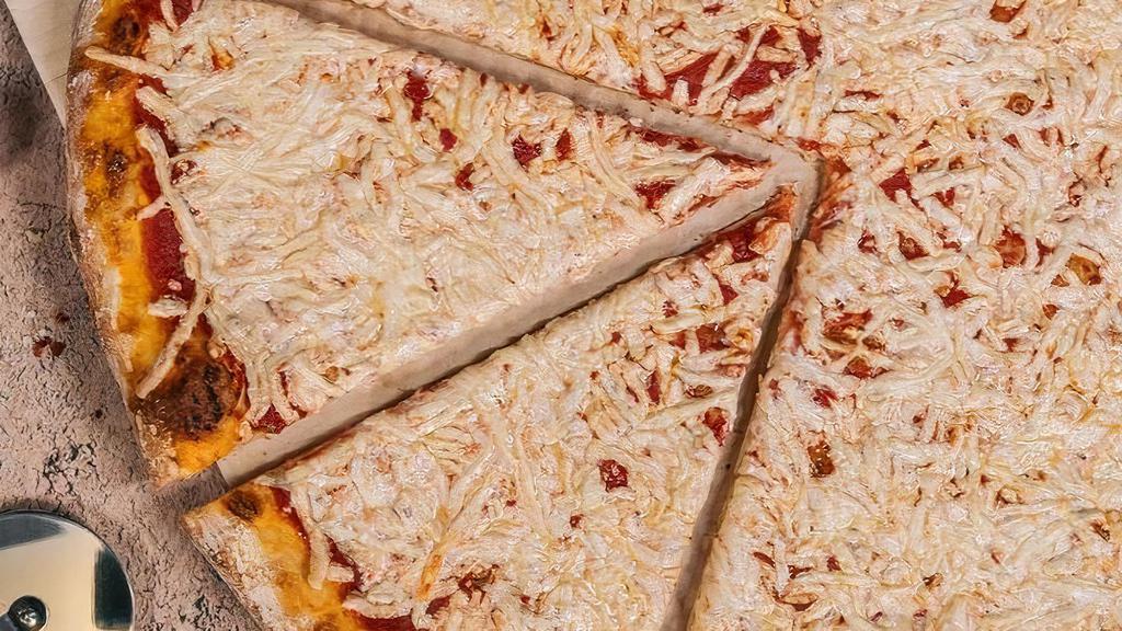Ny Style Hand Stretched Vegan Cheese Pizza (14